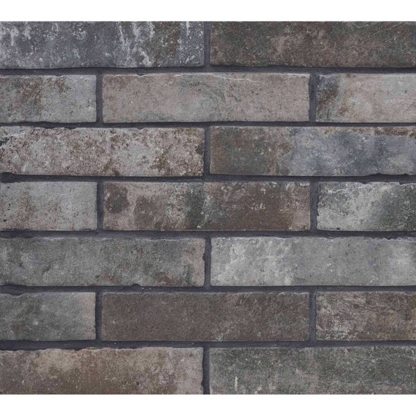 Msi Capella Charcoal Brick 2 X 10 Matte Porcelain Floor And Wall Tile, 32PK ZOR-PT-0252